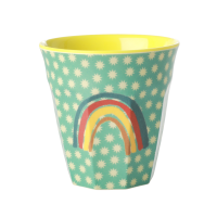 Rainbow Print Melamine Cup By Rice DK